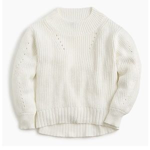 J crew Pointelle crewneck cotton sweater. MOVING SALE!! OBO!